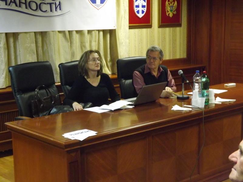 Predsjedavajući: dr Dragana Kujović i Dobrilo Aranitović