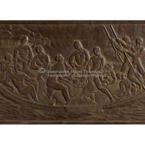 Sreten Stojanović, Ribari, plitki reljef (bareljef) odliven u bronzi
